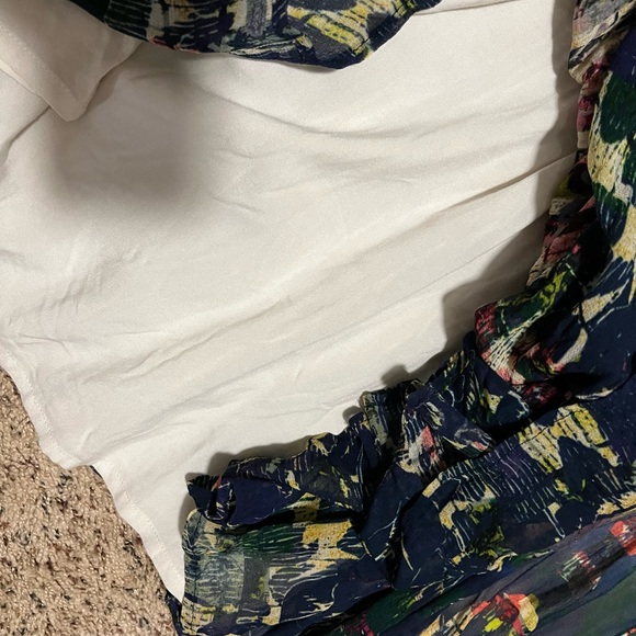 Anthropologie Bhanuni by Jyoti maxi sequin ruffle sleeveless dress size 0 xs - Picture 10 of 13